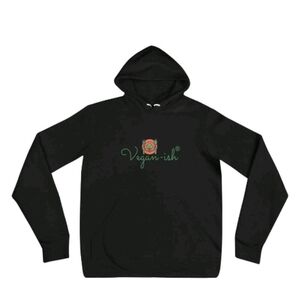 Black Unisex hoodie "Vegan-ish"